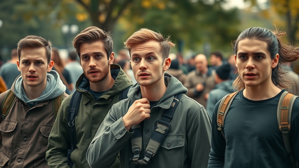 group of people making common tactical clothing layering mistakes, including over-insulating, cotton base layer, missing shell layer